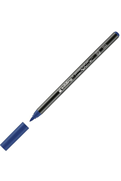 Edding Porselen Kalemi Fırça Uçlu 1-4 MM Çelik Mavisi 4200-10-PKT