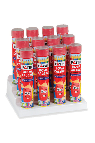 Fatih Dry Paint Metal Tube Box Full Size 12 Li̇ 33114-12-Li-Pkt