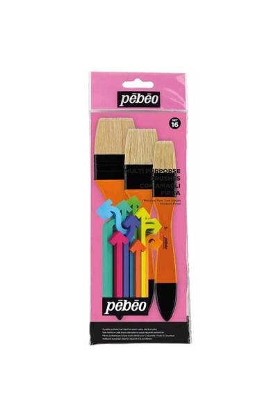 Genel Markalar Fırça Seti Zemin Fırçası Byz Brstle Kıl 3 Lü SET-16