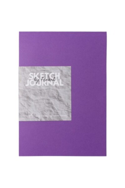 Fanart Academy Sketch Journal 110 Gr 60 Yp A6 Purple 8663