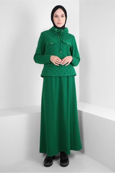 Alvina YAKASI BAĞCIKLI ETEKLİ TAKIM 44193