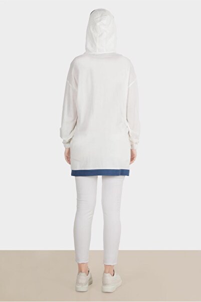 Alvina 42900 Μοντέλο Φούτερ με κουκούλα και στάμπα