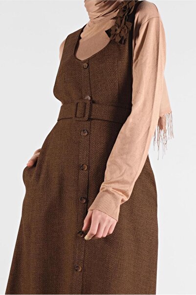 Alvina KEMERLİ DÜĞMELİ JİLE KADIN TESETTÜR 41144