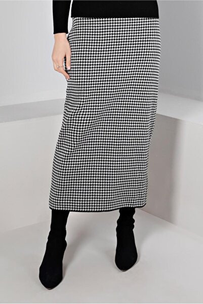 Alvina KAZAYAĞI DESENLİ TRİKO ETEK 60322