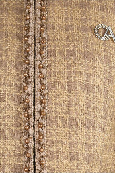 Alvina Σετ Tweed με Λεπτομέρεια Καρφίτσας και Φούστα 30403