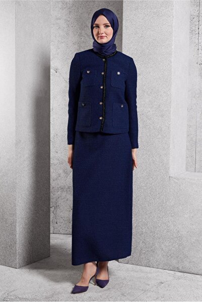 Alvina DÜĞMELİ ETEKLİ TAKIM 30506