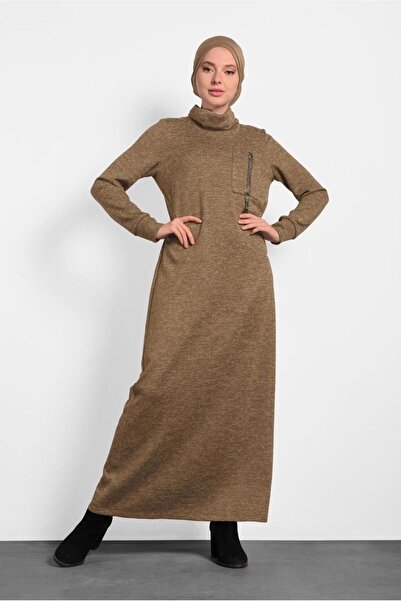 Alvina فستان محبوك برقبة 40397