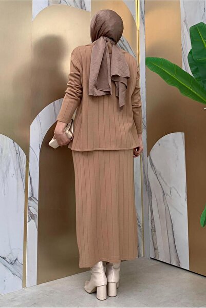 TRENDTESETTÜR Taba Knitwear Γυναικεία Φούστα - T 60332