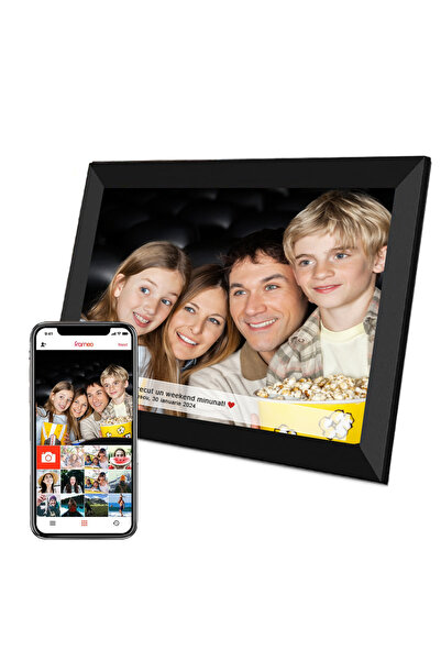 IMA TREND Rama Foto Digitala 10.1”, Frameo, Android, Touchscreen HD, 800x1280, 32GB, USB, SD, Negru