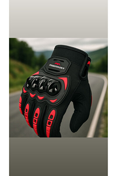 Moonrider Motor Eldiveni tam Korumalı Dokunmatik çalışır yeni yasa CE-EN13594 unisex Motosiklet Eldiveni Nx-2