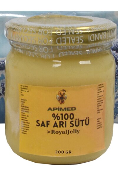 APİMED Arı Sütü (200GR) (JELLİ BUZ POŞETİ İLE STRAFOR KUTU İÇERSİN DE SOĞUK ZİNCİR GÖNDERİM)