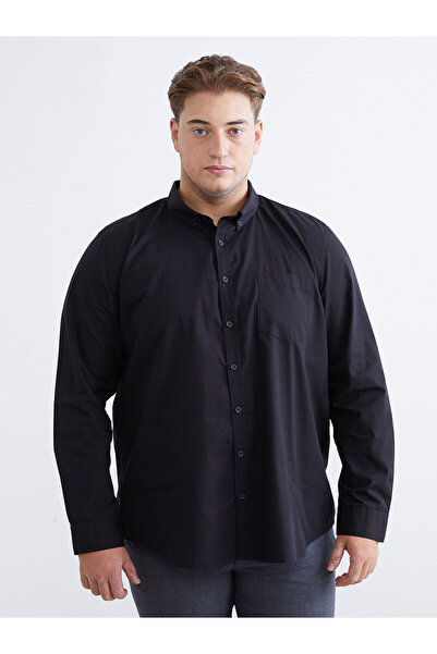 LC Waikiki Vizyon New Season Regular Fit Long Sleeve Dobby Men's Shirt