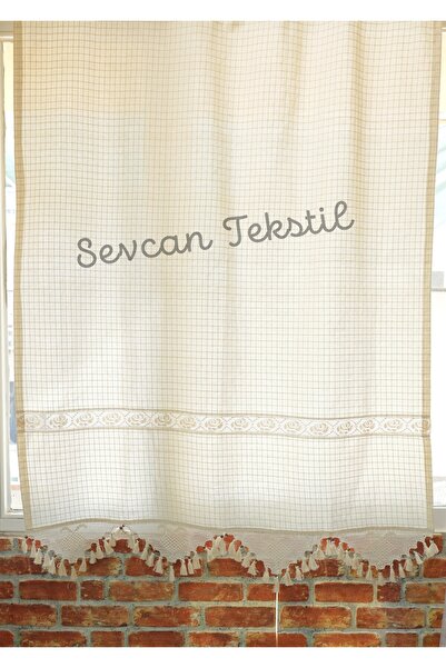 SEVCAN TEKSTİL ARAGÜL DANTELLİ MONİKA PERDE
