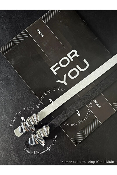 Fiori Γυναικεία ζώνη με αγκράφα 2 τεμαχίων, ζώνη για παλτό, ζώνη για πουκάμισο, ζώνη για φόρεμα