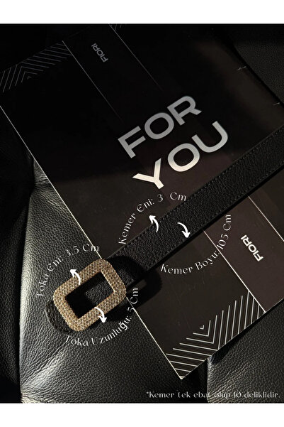 Fiori Cureaua de dama cu catarama patrata cu stras, centura pentru pantaloni,...