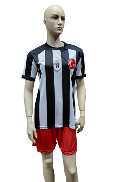 SPORIO futbol forması tek üst futbol Forması Klasik Çubuklu Model - Kişiye Öz...