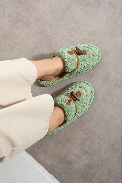 STOCON Γυναικείες παντόφλες για το σπίτι Λούτρινες παντόφλες Dowry and Bundle Slippers Χωρίς ήχο Χοντρή σόλα STC1155