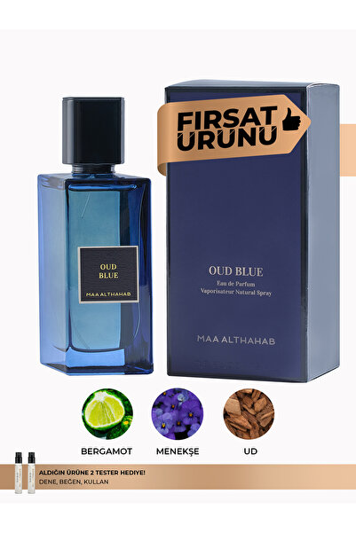 Maa Althahab Oud Blue 75ML Unisex Parfüm