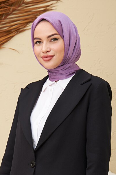 İpekhan Σάλι διπλής όψης Janjan λιλά