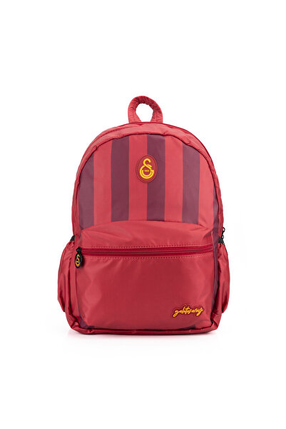 Galatasaray KIRMIZI ÇUBUKLU PARAŞÜT KUMAŞ SIRT ÇANTASI