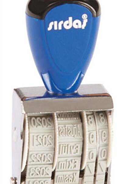 Sırdaş Date Stamp Turkish Metal 1010
