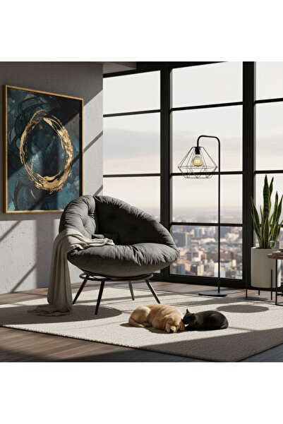 Home Modern Tekli Koltuk Berjer | Ergonomik Tasarım, Şık Füme Renk, Yüksek Konfor