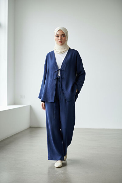 ENDAMIM Linen Trousers Set