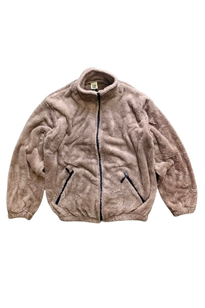 İnsane Minds Men's Plush Jacket Thick Oversize Zipped