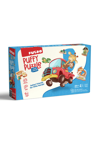 PUEDO Puffy Puzzle Safari Animals