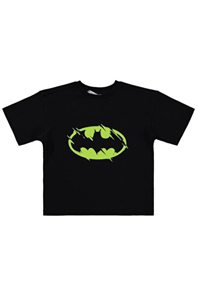 Batman Boy's T-Shirt 6-9 Years Black