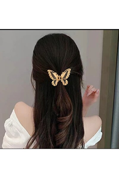 GÜLPEŞE Steel Spring Gold Butterfly Latch Buckle F1333