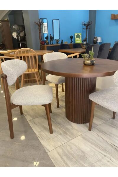 Alaylı Mobilya Norte Ahşap Mutfak Sandalyesi, Yemek Odası Sandalyesi