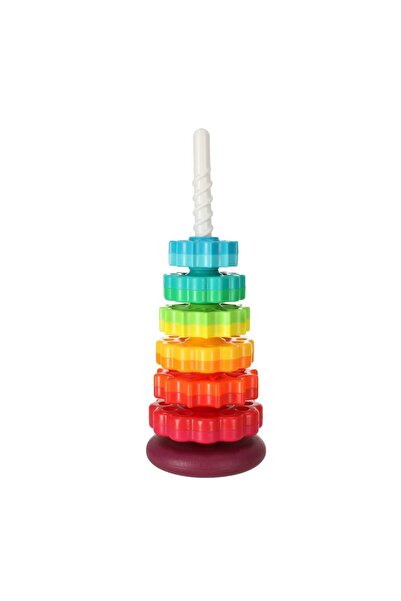 OEM Turn piramidal cu rotite pentru stivuit Multicolor
