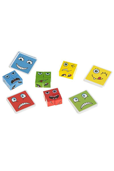 kik Joc de logica Face Change, KIK, 80 piese, 3 ani+, Multicolor