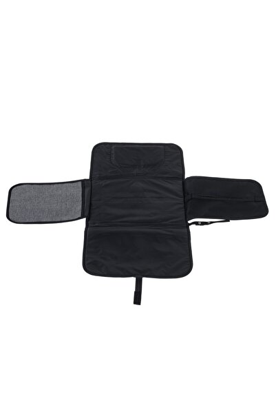 LUKA HOME Φορητή Πτυσσόμενη Αλλαξιέρα Μωρού με Θήκες, Γκρι, 60x30cm