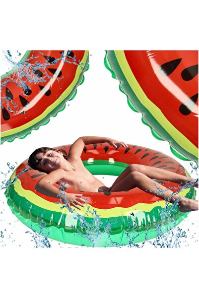 OEM Watermelon swimming wheel inflatable wheel 80cm max 60kg