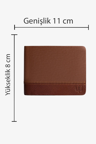 Getto Deri Milan Hakiki Deri Kişiye Özel İsim Baskılı Cüzdan