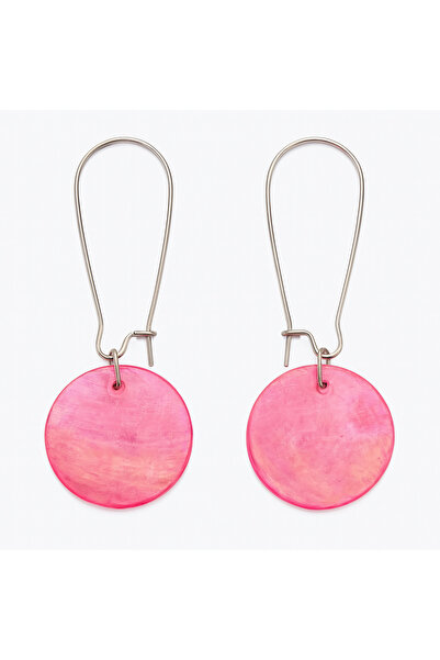 OEM Handmade White Mother-of-Pearl Earrings – For a delicate and feminine look