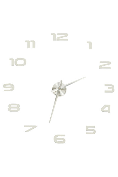 Avex 3D oglindă autocolant ceas de perete DIY mare modern 80-120cm XL