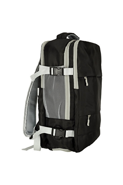 SERSIMO Rucsac de călătorie, 45x28x16 cm, negru – impermeabil, compatibil cu ...