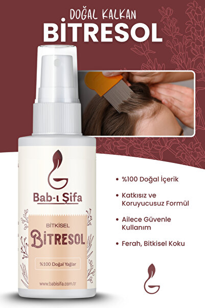 Bab-ı Şifa Bit spreyi Bit kovucu doğal içerikli saç bit spreyi 100 ml