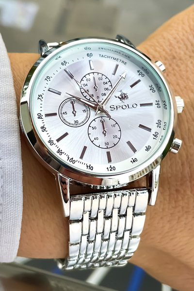 S.POLO YENİ SEZON ALTIN RENK ERKEK KOL SAATİ BİLEKLİK HEDİYELİ BABALAR GÜNÜ HEDİYESİ