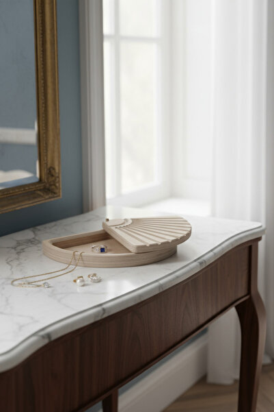 MONTETOYS Wooden Jewelry and Makeup Organizer Decorative Storage Box