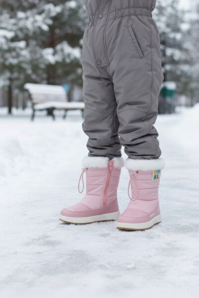 Vojo Ζεστή αδιάβροχη πούδρα για παιδικές μπότες με φερμουάρ