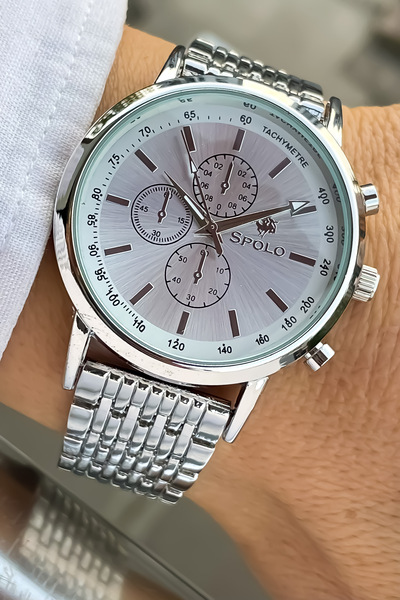 S.POLO YENİ SEZON ALTIN RENK ERKEK KOL SAATİ BİLEKLİK HEDİYELİ BABALAR GÜNÜ HEDİYESİ