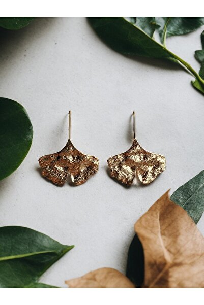FAYRA ACCESSORIES Leaf Figured Earrings