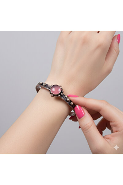 Bakır Center Copper Bracelet Copper Bracelet Copper Bracelet with Natural Sto...