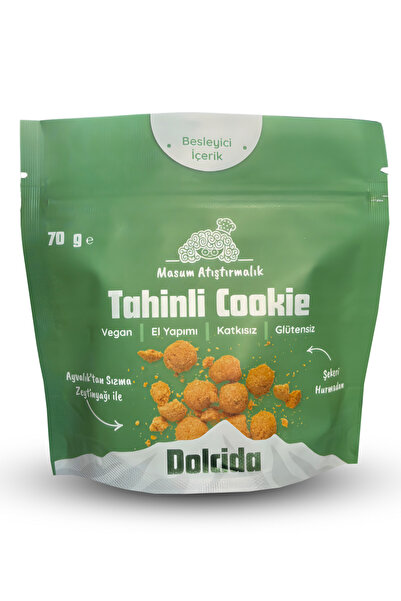 Dolc'ida Tahinli Kurabiye ( Şekersiz- Glütensiz- Vegan )