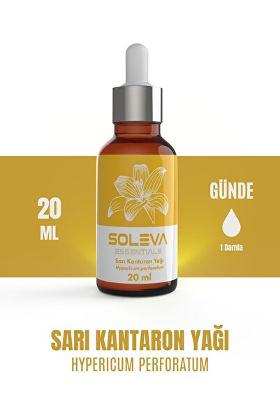 SOLEVA زيت نبتة سانت جون الطبيعي 20 مل قطرات