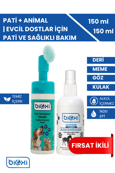 Bioxi Pati Temizleme Köpüğü 150ml, Yara Bakım Ve Göz Temizleme 150ml - Etkili...